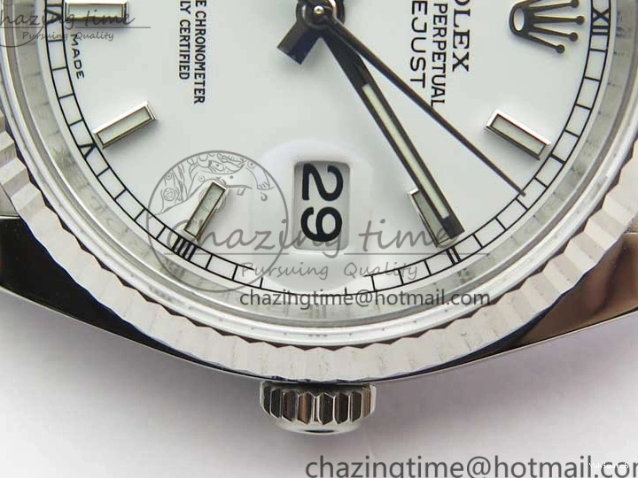 Steel DateJust ARF SH3135 SS White 36 on V3 Best 904L Bracelet Edition 116234 Jubilee Dial 1:1 0122